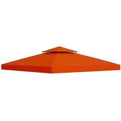 Outsunny Czerwonobrązowy Poliester 3x3m Zadaszenie na Taras - Zadaszenie na Taras Outsunny Czerwonobrązowy Poliester 3x3m Zadaszenie na Taras - Zadaszenie na Taras