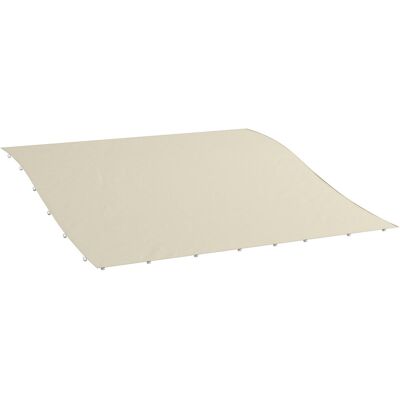 Zamienny dach Outsunny do pergoli 297 x 243 cm, markiza na zadaszenie tarasu, plandeka zamienna do altany 3 x 2,5 m, z ochroną UV, beżowy Zamienny dach Outsunny do pergoli 297 x 243 cm, markiza na zadaszenie tarasu, plandeka zamienna do altany 3 x 2,5 m, z ochroną UV, beżowy