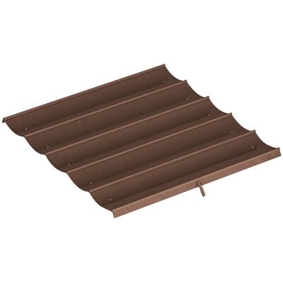 Zamienny dach Outsunny do pergoli 3 x 3 m, wodoodporny, rozkładany baldachim falisty z otworami odprowadzającymi deszczówkę, osłona przeciwsłoneczna.. Zamienny dach Outsunny do pergoli 3 x 3 m, wodoodporny, rozkładany baldachim falisty z otworami odprowadzającymi deszczówkę, osłona przeciwsłoneczna..
