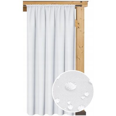 PeeN Dekoracje ZASŁONA WATERPROOF WODOODPORNA 155x240 NA TARAS WODOSZCZELNA OGRÓD BIAŁA PeeN Dekoracje ZASŁONA WATERPROOF WODOODPORNA 155x240 NA TARAS WODOSZCZELNA OGRÓD BIAŁA