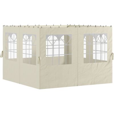 Zestaw 4 paneli bocznych Outsunny do altany ogrodowej 3 x 3 m, zapięcie na rzep, 302 x 205 cm, wodoodporne, wytrzymałe, odporne na zimę, panele bocz.. Zestaw 4 paneli bocznych Outsunny do altany ogrodowej 3 x 3 m, zapięcie na rzep, 302 x 205 cm, wodoodporne, wytrzymałe, odporne na zimę, panele bocz..