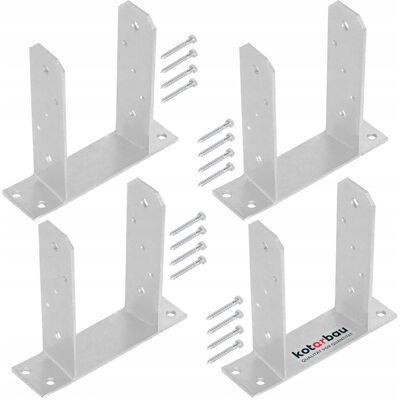 IKRA ZESTAW 4x PODSTAWA SŁUPA PRZYKRĘCANA WSPORNIK KOTWA STALOWA TT 120 mm OCYNK IKRA ZESTAW 4x PODSTAWA SŁUPA PRZYKRĘCANA WSPORNIK KOTWA STALOWA TT 120 mm OCYNK