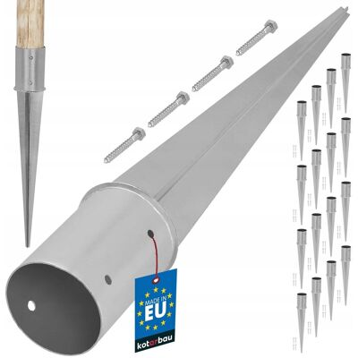 IKRA ZESTAW PODSTAWA SŁUPA WBIJANA WSPORNIK KOTWA FI 100 MM STAL OCYNK 16 SZTUK IKRA ZESTAW PODSTAWA SŁUPA WBIJANA WSPORNIK KOTWA FI 100 MM STAL OCYNK 16 SZTUK