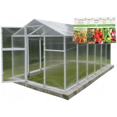 Inny producent Zielona szklarnia ogrodowa GREENHOUSE J01608AW 200x300x190 cm Inny producent Zielona szklarnia ogrodowa GREENHOUSE J01608AW 200x300x190 cm