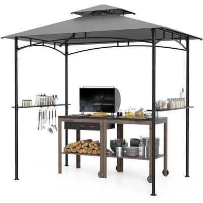 COSTWAY Altana Grillowa Wiata 242 X 150 X 250 Cm COSTWAY Altana Grillowa Wiata 242 X 150 X 250 Cm