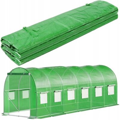 Springos FOLIA ZAMIENNA NA TUNEL OGRODOWY FOLIOWY 6x3x2 UV-4 SZKLARNIA POSZYCIE 18m² Springos FOLIA ZAMIENNA NA TUNEL OGRODOWY FOLIOWY 6x3x2 UV-4 SZKLARNIA POSZYCIE 18m²
