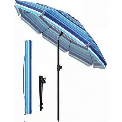 Parasol Vounot 2m Nachylona Ochrona Uv 50+ Z Torbą I Kotwicą Podłogową Parasol Vounot 2m Nachylona Ochrona Uv 50+ Z Torbą I Kotwicą Podłogową