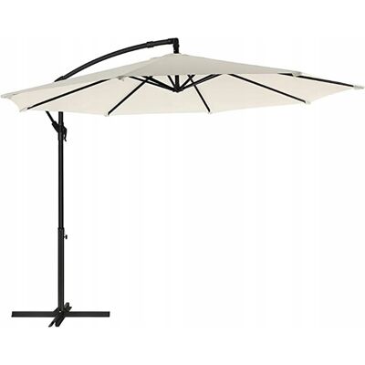 Parasol Z Wysięgnikiem Songmics Beżowy Śmietankowy 300 X 245 Cm Parasol Z Wysięgnikiem Songmics Beżowy Śmietankowy 300 X 245 Cm