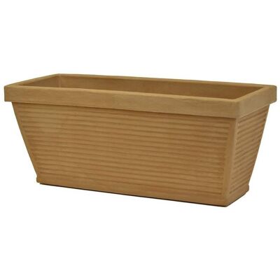 90150 Donica osłonka Fokus prostokątna 80 x 30 x 32 cm brązowa PATIO 90150 Donica osłonka Fokus prostokątna 80 x 30 x 32 cm brązowa PATIO