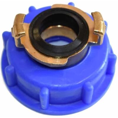 Boni-shop Adapter do kontenera IBC S60, gwint 1' wewnętrzny, złącze Geka 1' zewnętrzny Boni-shop Adapter do kontenera IBC S60, gwint 1' wewnętrzny, złącze Geka 1' zewnętrzny