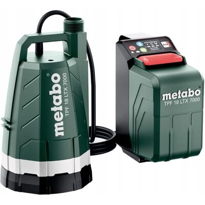 AKUMULATOROWA POMPA DO WODY CZYSTEJ METABO TPF 18 LTX 7000 ZANURZENIOWA AKUMULATOROWA POMPA DO WODY CZYSTEJ METABO TPF 18 LTX 7000 ZANURZENIOWA
