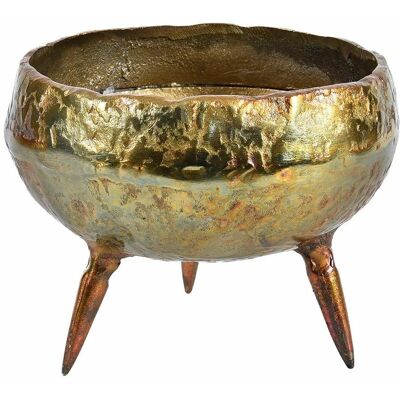 Belldeco Barok old Osłonka na nóżkach, złoto miedziana, aluminiowa, płaska 1a Belldeco Barok old Osłonka na nóżkach, złoto miedziana, aluminiowa, płaska 1a
