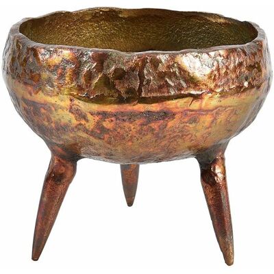 Belldeco Barok old Osłonka na nóżkach, złoto miedziana, aluminiowa, płaska 1B Belldeco Barok old Osłonka na nóżkach, złoto miedziana, aluminiowa, płaska 1B