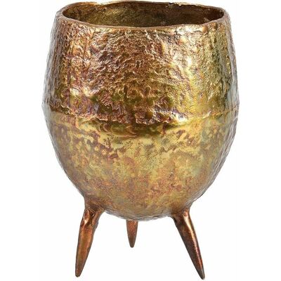 Belldeco Barok old Osłonka na nóżkach, złoto miedziana, aluminiowa, wysoka a Belldeco Barok old Osłonka na nóżkach, złoto miedziana, aluminiowa, wysoka a