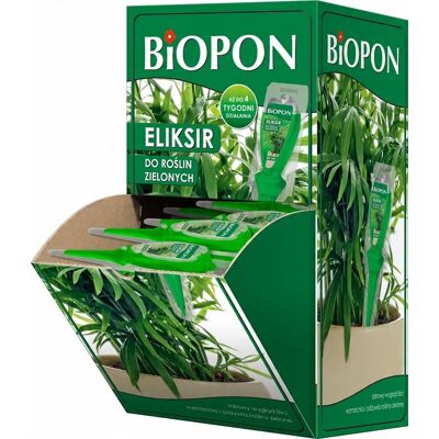 Bros BIOPON ELIKSIR DO ROŚLIN ZIELONYCH 36x40ML Bros BIOPON ELIKSIR DO ROŚLIN ZIELONYCH 36x40ML