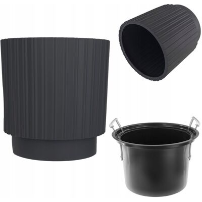 KADAX DONICZKA DONICA NA KWIATY 30cm OSŁONKA Z WKŁADEM KWIETNIK PLASTIKOWA KADAX DONICZKA DONICA NA KWIATY 30cm OSŁONKA Z WKŁADEM KWIETNIK PLASTIKOWA