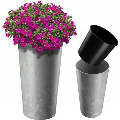KADAX - Eco-Pot 47cm - Szary - Wkład - Doniczka KADAX - Eco-Pot 47cm - Szary - Wkład - Doniczka