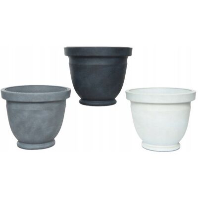 Kaemingk Doniczka Plastikowa Okrągła Gładka Mix 33 Cm Kaemingk Doniczka Plastikowa Okrągła Gładka Mix 33 Cm