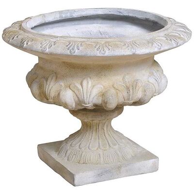 Belldeco Doniczka Puchar, kremowa, 58x58x47 cm Belldeco Doniczka Puchar, kremowa, 58x58x47 cm