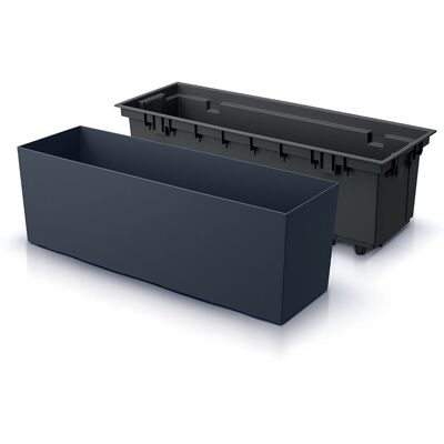 Prosperplast - Urbi Case 58x18x19.5 cm - Przezroczysty - Doniczka Prosperplast - Urbi Case 58x18x19.5 cm - Przezroczysty - Doniczka