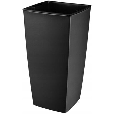 Galicja Doniczka wysoka MELROSE GLAMOUR antracyt 57 cm z wkładem Galicja Doniczka wysoka MELROSE GLAMOUR antracyt 57 cm z wkładem