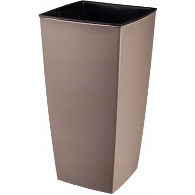 Galicja Doniczka wysoka MELROSE GLAMOUR mokka 47 cm z wkładem Galicja Doniczka wysoka MELROSE GLAMOUR mokka 47 cm z wkładem