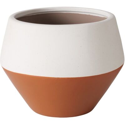 Boltze Dwukolorowa osłonka na doniczkę MARLIS, Ø 25,5 cm Boltze Dwukolorowa osłonka na doniczkę MARLIS, Ø 25,5 cm