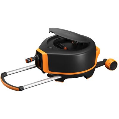 Fiskars Automatyczny bęben z wężem XL z kółkami, 1067548 Fiskars Automatyczny bęben z wężem XL z kółkami, 1067548