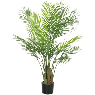 HOMCOM Sztuczna palma duża 120 cm Sztuczna roślina, plastikowe sztuczne rośliny w doniczce, odporne na promieniowanie UV sztuczne drzewo, sztuczna r.. HOMCOM Sztuczna palma duża 120 cm Sztuczna roślina, plastikowe sztuczne rośliny w doniczce, odporne na promieniowanie UV sztuczne drzewo, sztuczna r..