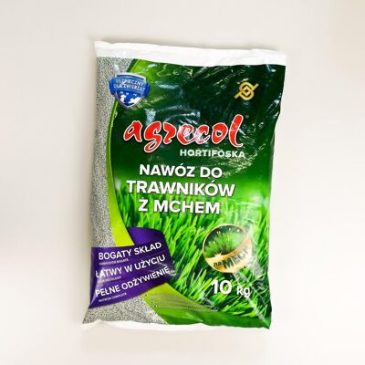 Hortifoska do trawników z mchem 10 kg - Agrecol Hortifoska do trawników z mchem 10 kg - Agrecol