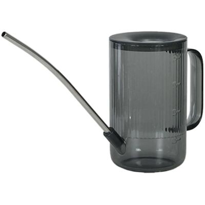Esschert Design Konewka ozdobna Szara 1L do podlewania Prążkowana Esschert Design Konewka ozdobna Szara 1L do podlewania Prążkowana