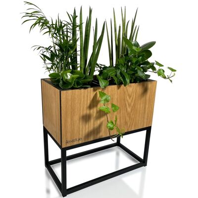 FLEXISTYLE Kwietnik Loft Fiorino Dąb 42X22X40 Cm FLEXISTYLE Kwietnik Loft Fiorino Dąb 42X22X40 Cm