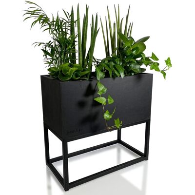 FLEXISTYLE Kwietnik Loft Fiorino Metalowy 42X22X40 Cm FLEXISTYLE Kwietnik Loft Fiorino Metalowy 42X22X40 Cm