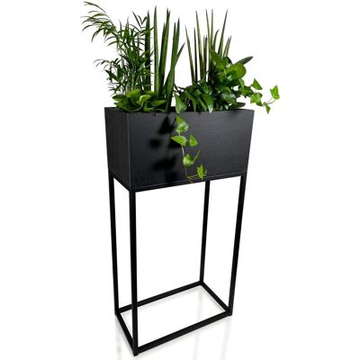 FLEXISTYLE Kwietnik Loft Fiorino Metalowy 42X22X80 Cm FLEXISTYLE Kwietnik Loft Fiorino Metalowy 42X22X80 Cm