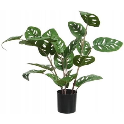 Kaemingk Monstera roślina sztuczna ozdobna w doniczce 45 cm Kaemingk Monstera roślina sztuczna ozdobna w doniczce 45 cm
