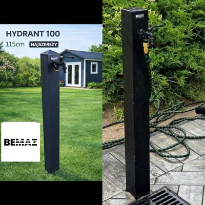 No name Największy Kran ogrodowy 100x100 ponad metr na słupku hydrant BEMAZ No name Największy Kran ogrodowy 100x100 ponad metr na słupku hydrant BEMAZ