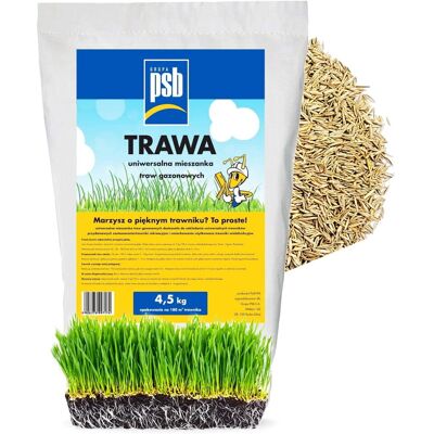Planta Nasiona trawa gazonowa uniwersalna PSB 4,5kg Planta Nasiona trawa gazonowa uniwersalna PSB 4,5kg
