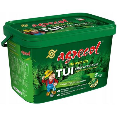 Nawóz do tui oraz cyprysów 5kg - Agrecol Nawóz do tui oraz cyprysów 5kg - Agrecol