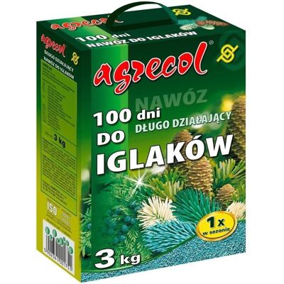 Nawóz do Iglaków 100 dni 3kg Agrecol UPOMINKARNIA Nawóz do Iglaków 100 dni 3kg Agrecol UPOMINKARNIA
