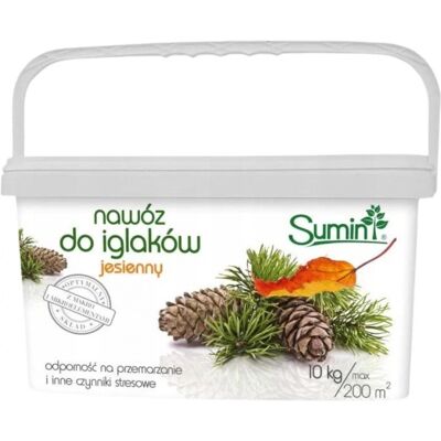 Nawóz do iglaków jesienny Sumin 10 kg Nawóz do iglaków jesienny Sumin 10 kg