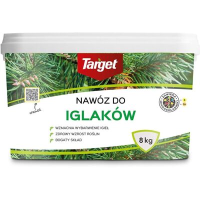Target Nawóz do iglaków z mikroelementami 8 kg Target Nawóz do iglaków z mikroelementami 8 kg