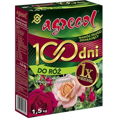 100 dni nawóz do róż 1,5kg - Agrecol 100 dni nawóz do róż 1,5kg - Agrecol