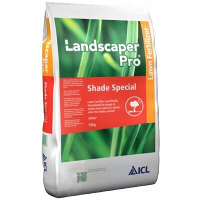 Nawóz do trawnika ICL Landscaper Pro Shade Special 15kg na mech żelazo Fe Nawóz do trawnika ICL Landscaper Pro Shade Special 15kg na mech żelazo Fe