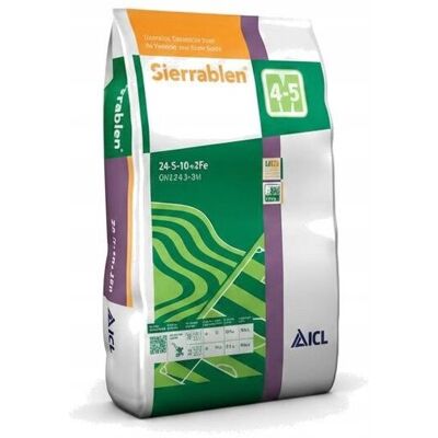 Nawóz do trawnika ICL SIERRABLEN NPK 24-5-10+Fe 25kg murawy pola golfowe Nawóz do trawnika ICL SIERRABLEN NPK 24-5-10+Fe 25kg murawy pola golfowe