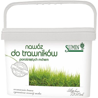 Nawóz Do Trawy Z Mchem - 5 kg - Antymech Sumin Nawóz Do Trawy Z Mchem - 5 kg - Antymech Sumin