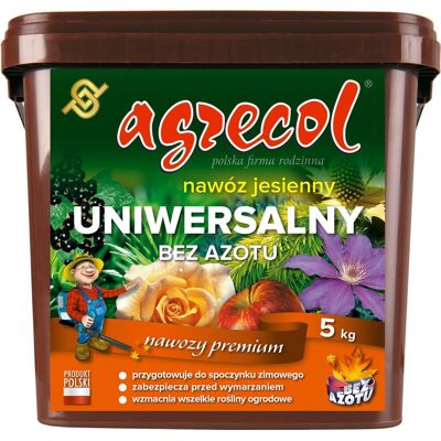 Nawóz jesienny AGRECOL Uniwersalny Bez Azotu 5KG Nawóz jesienny AGRECOL Uniwersalny Bez Azotu 5KG