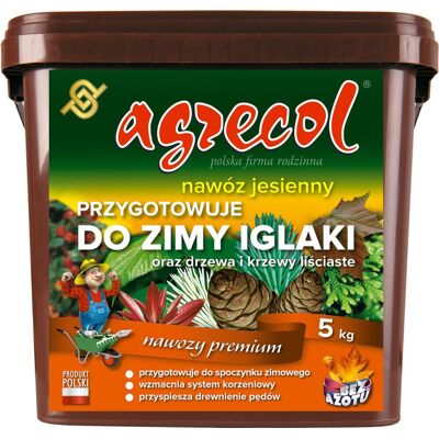Nawóz jesienny dla iglaków, drzew oraz krzewów liściastych AGRECOL 5KG Nawóz jesienny dla iglaków, drzew oraz krzewów liściastych AGRECOL 5KG