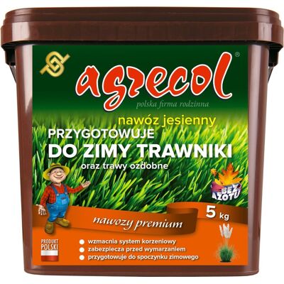 Nawóz jesienny do trawników oraz traw ozdobnych AGRECOL 5KG Nawóz jesienny do trawników oraz traw ozdobnych AGRECOL 5KG