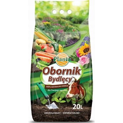 Planta Nawóz naturalny obornik bydlęcy suszony 20 l Planta Nawóz naturalny obornik bydlęcy suszony 20 l