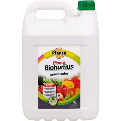 Nawóz wieloskładnikowy biohumus Planta płyn 5 l Nawóz wieloskładnikowy biohumus Planta płyn 5 l